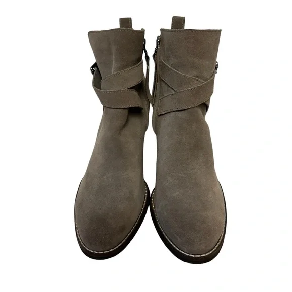 Sam Edelman Morris Suede‎ Leather Winter Fall Casual Chic Ankle Booties Brown - Picture 8 of 13